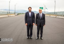 دیدار با معاون نخست وزیر آذربایجان در نقطه صفر مرزی آستار