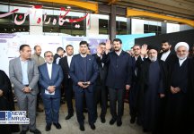 افتتاحیه پروژه راه آهن همدان- سنندج