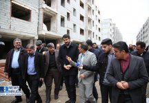 بازدید از پروژه‌های در دست ساخت نهضت ملی مسکن استان زنجان