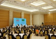 افتتاحیه همایش فعالین اقتصادی و بازرگانان جمهوری اسلامی ایران و ترکمنستان